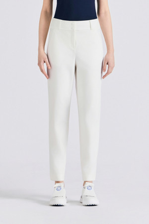 STRETCH STRAIGHT LEG PANT(WOMEN)_IVORY-a