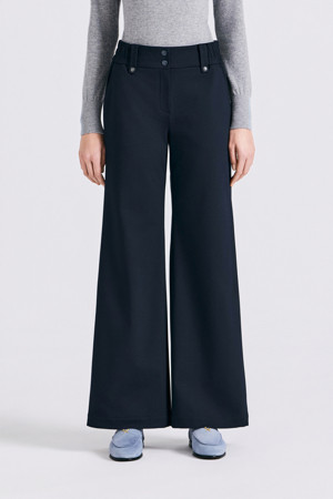 WIDE LEG PANT(WOMEN)					 					 					_NAVY-a