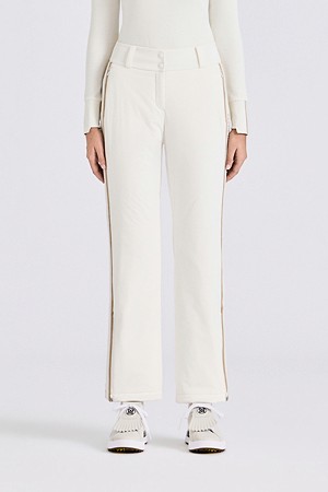 DOWN BOOTCUT PANT(WOMEN)					 					 					_IVORY-a