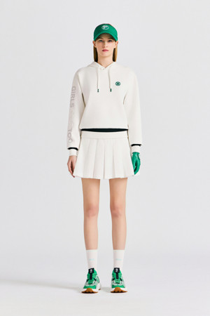 TECH HOODIE (WOMEN)					 					 					_WHITE-a