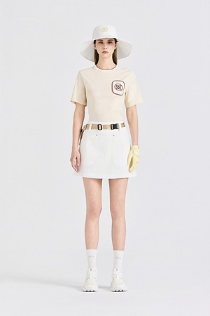 GRAPHIC CREWNECK T-SHIRT(WOMEN)_BEIGE-a