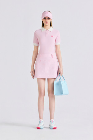 CORE PIQUÉ POLO (WOMEN)					 					 					_PINK-a