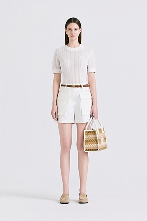 LACE ROUND T-SHIRT(WOMEN)					 					 					_IVORY-a