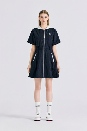 JACQUARD DRESS(WOMEN)_NAVY-a