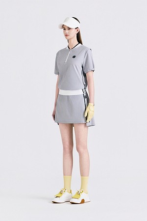 SEERSUCKER PULLOVER(WOMEN)					 					 					_NAVY-a