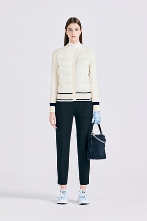 KNIT DOWN CARDIGAN (WOMEN)_IVORY-a