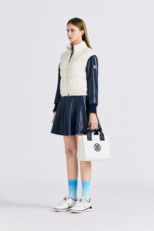 LIGHTDOWN FILLED VEST(WOMEN)			 					 					_IVORY-a