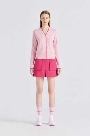VNECK CARDIGAN(WOMEN)					 					 					_PINK-a