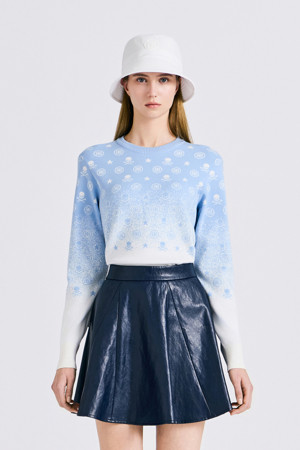 OMBRE CREWNECK SWEATER(WOMEN)_BLUE-a