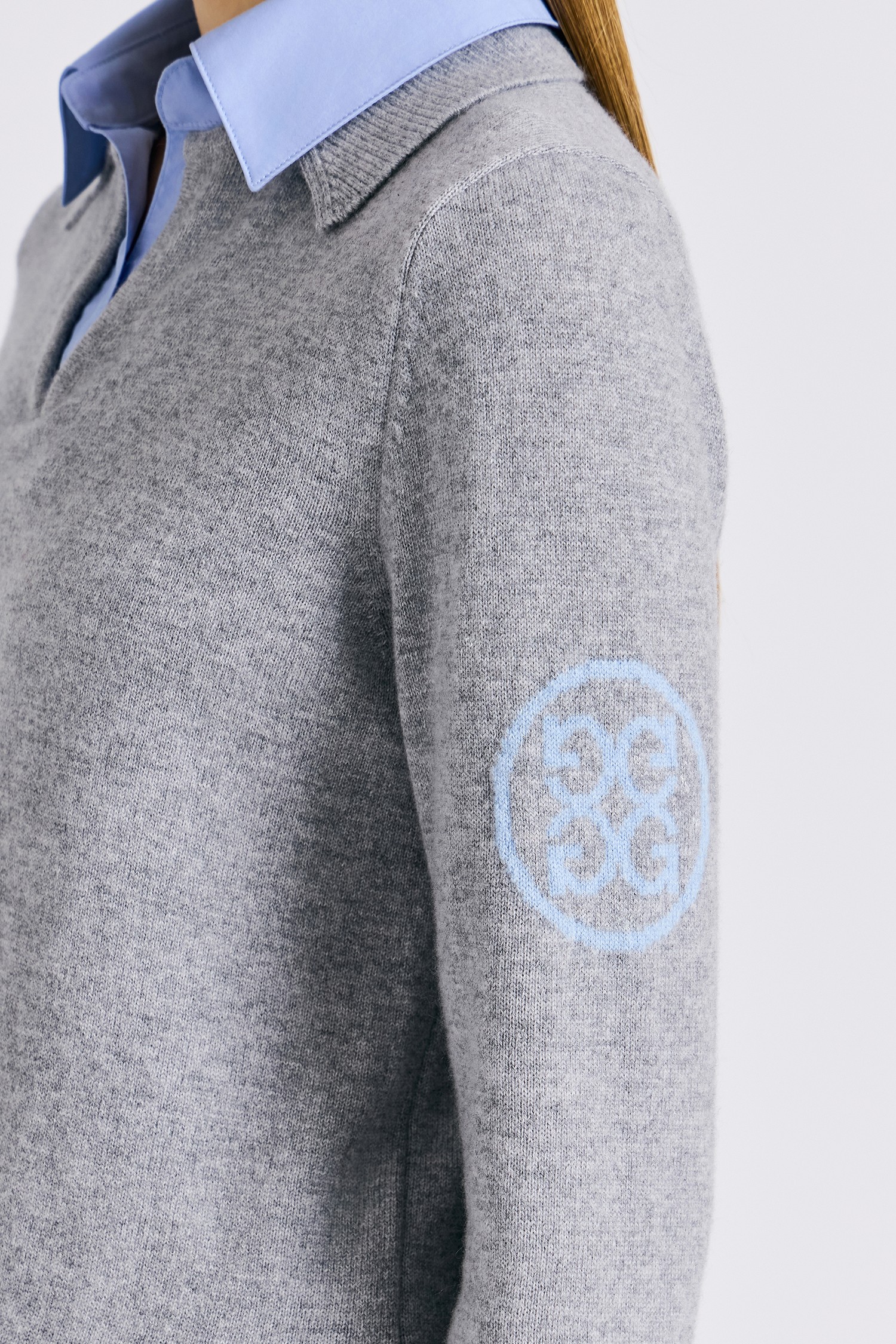 HYBRID POLO SWEATER (WOMEN)_G/FORE