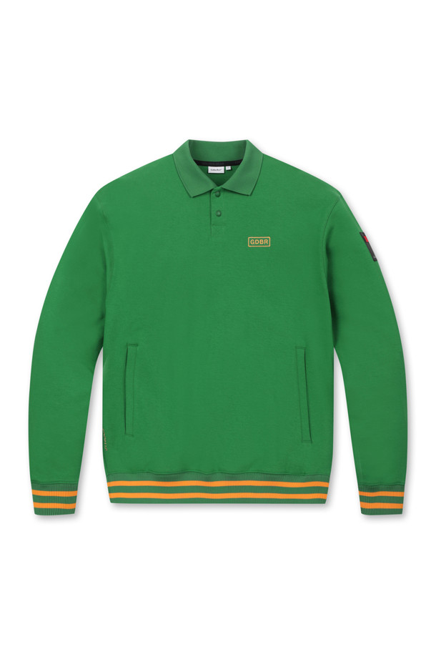 Golden Bear - 긴팔티셔츠 - New Graphic Collar-neck Sweatshirt