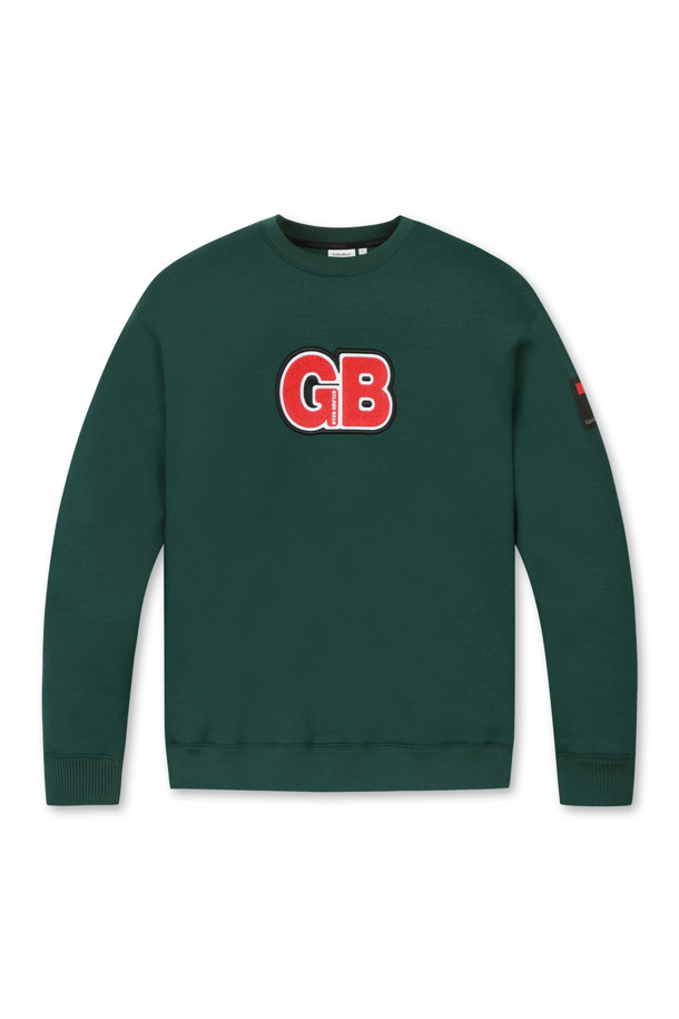 Golden Bear - 긴팔티셔츠 - 'GB' Boucle EMB Crewneck Sweatshirt