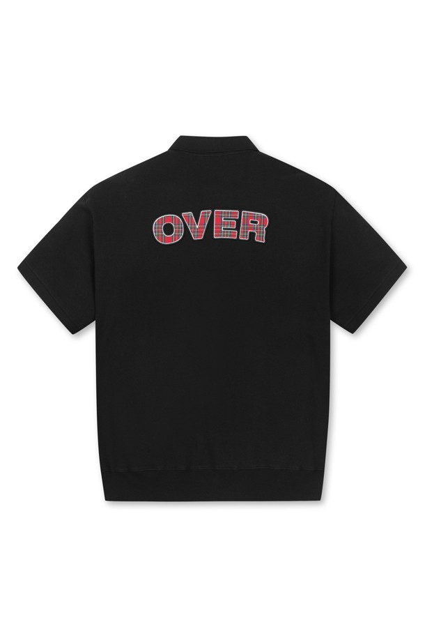 Golden Bear - 반팔티셔츠 - 'OVER' Graphic Pique Short Sleeves Collarshirt