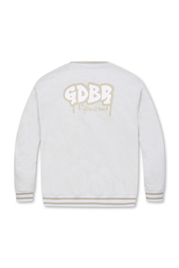 Golden Bear - 긴팔티셔츠 - Stripe Rib-banded Crewneck Sweatshirt