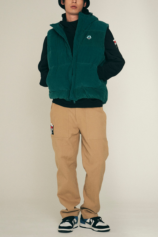 Golden Bear - 캐주얼팬츠 - Brushed Cotton stretch Straight Pants