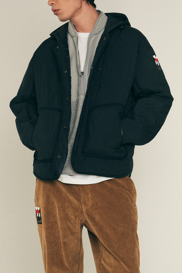 Golden Bear - 다운/패딩 - Quilted Hooded Jacket