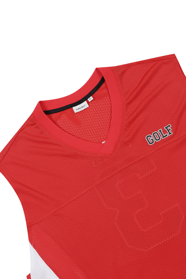 Golden Bear - 반팔티셔츠 - PAR3 Mesh Jersey Sleeveless