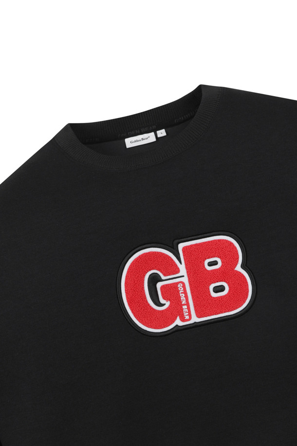 Golden Bear - 긴팔티셔츠 - 'GB' Boucle EMB Crewneck Sweatshirt