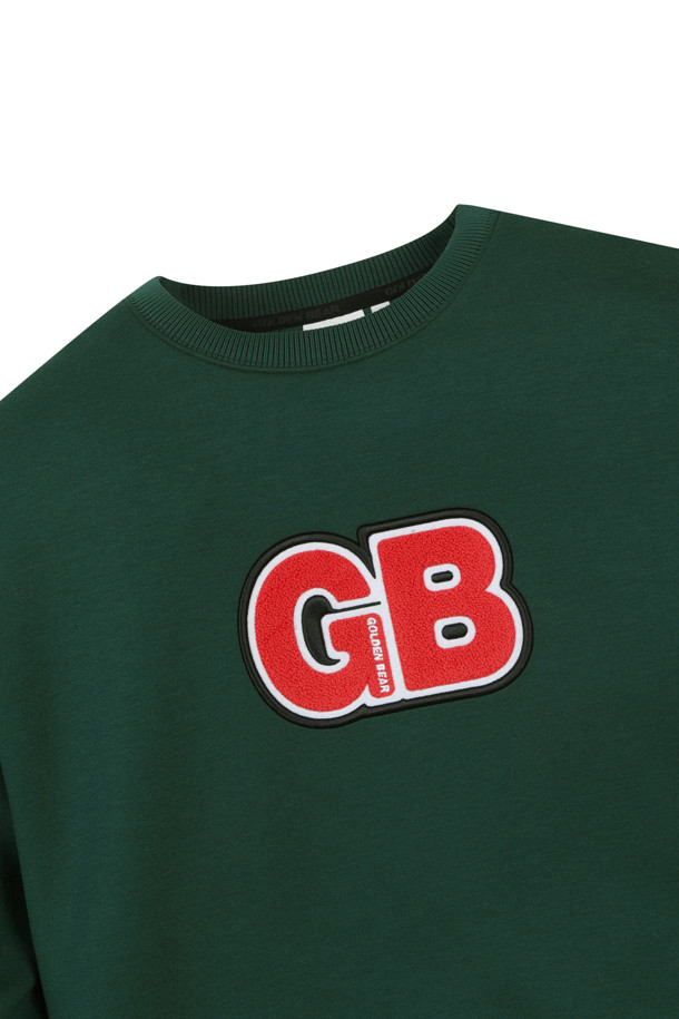 Golden Bear - 긴팔티셔츠 - 'GB' Boucle EMB Crewneck Sweatshirt