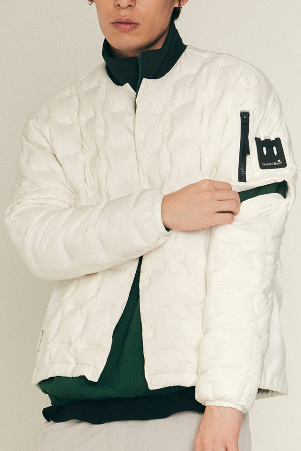 Golden Bear - 다운/패딩 - Detachable Sleeves Tube Down Jacket