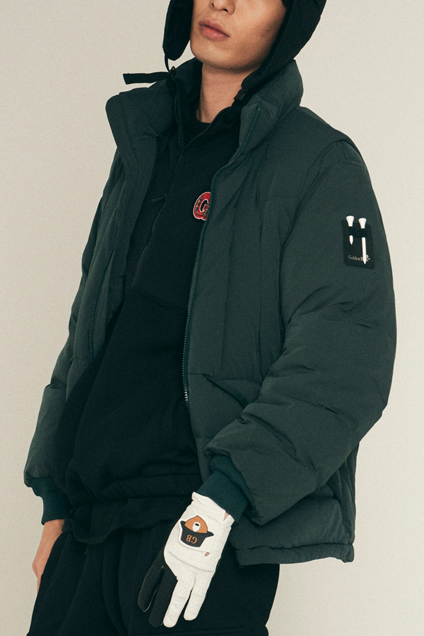 Golden Bear - 다운/패딩 - Detachable Sleeves Down Jacket