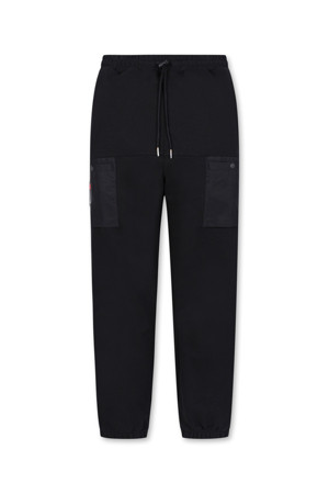 Woven Patched Sweat Pants