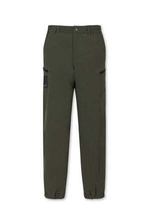 Diagonal-cut Jogger pants