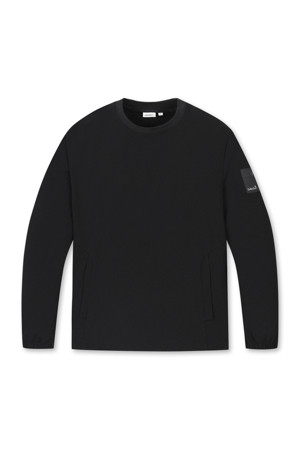 Nylon stretch Crewneck Shirts