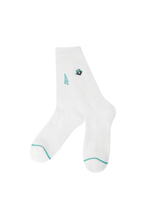 Contrast Logo High-Length Socks