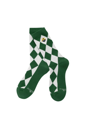 Argyle Pattern Jacquard Socks