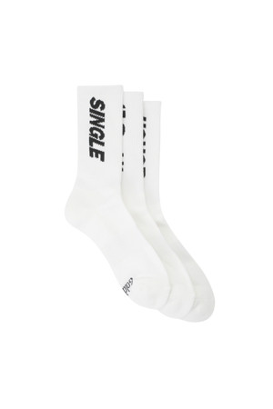 (SET) 3 in 1 Bold Wordmark Socks