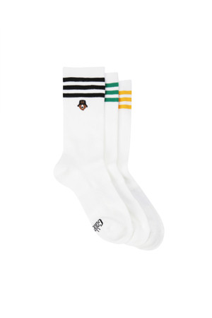 (SET) 3 in 1 Essential Stripe Socks