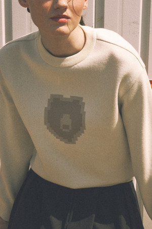 Jacquard Bearlogo Sweater (for Women)