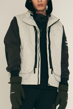 Utility Padded Full Zip-up Vest