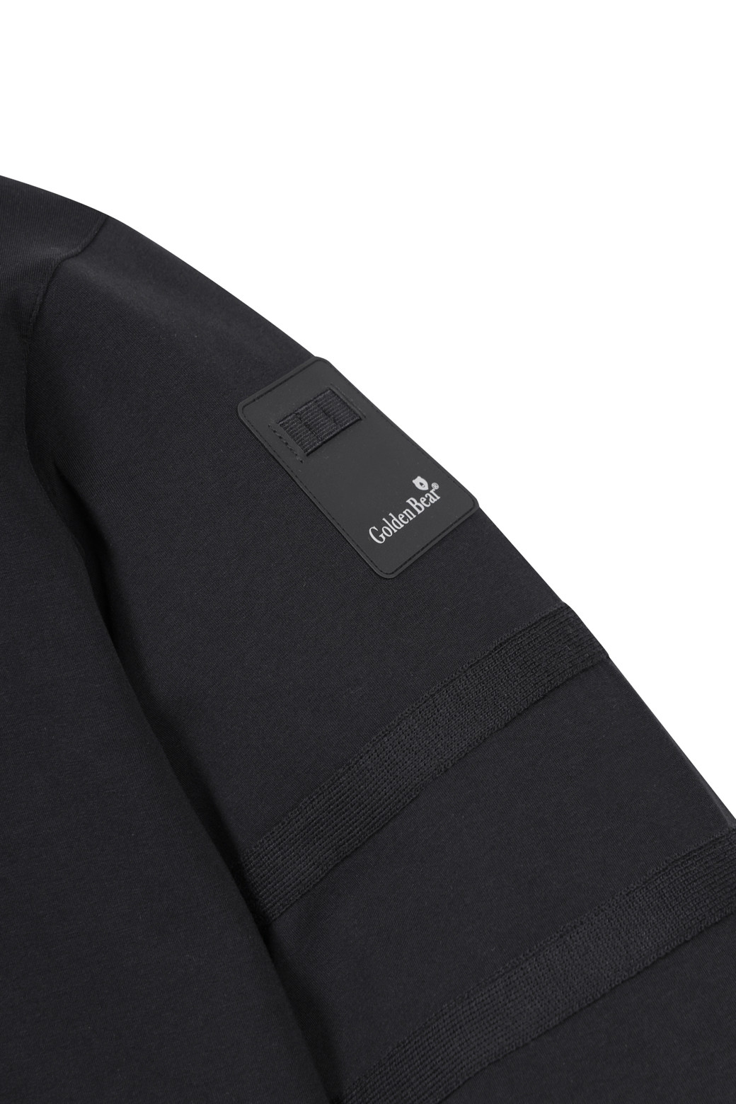 Golden Bear - 긴팔티셔츠 - (MEN) Contrast Line Point Sweatshirt(Black)