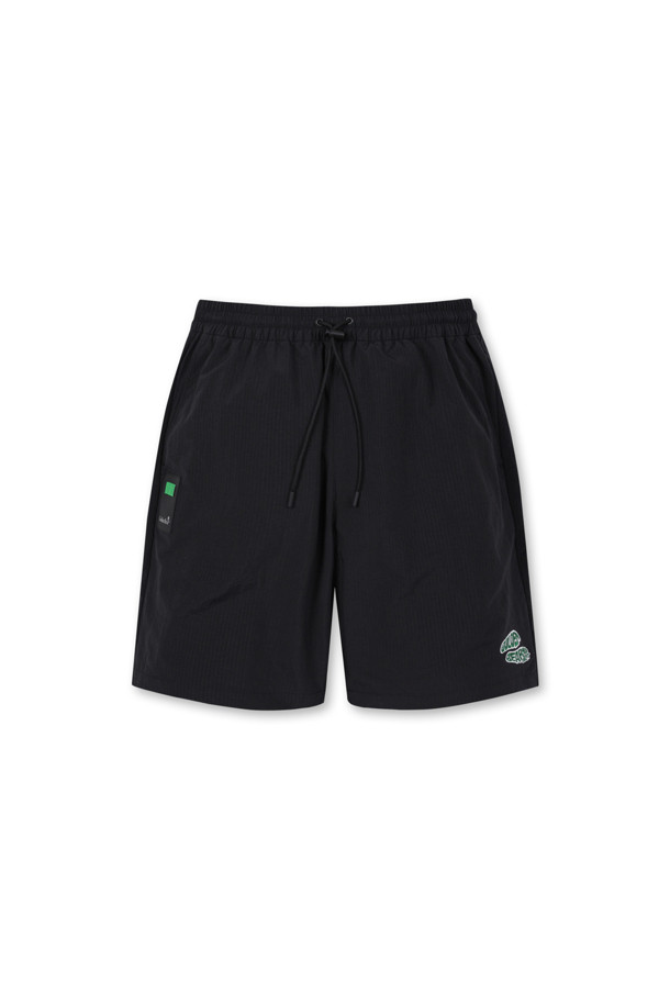 Golden Bear - 캐주얼팬츠 - [Unisex] Footprint Logo Seersucker Shorts