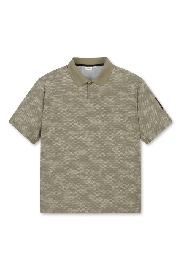 Golden Bear - 반팔티셔츠 - Digi-Camo Collar Neck Woven Sweatshirt