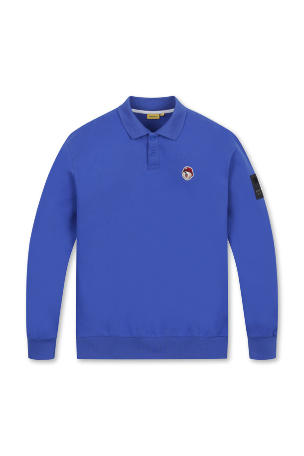 Golden Bear - 스웻셔츠 - (UNI) Essential Knit Collar Sweatshirt(Blue)