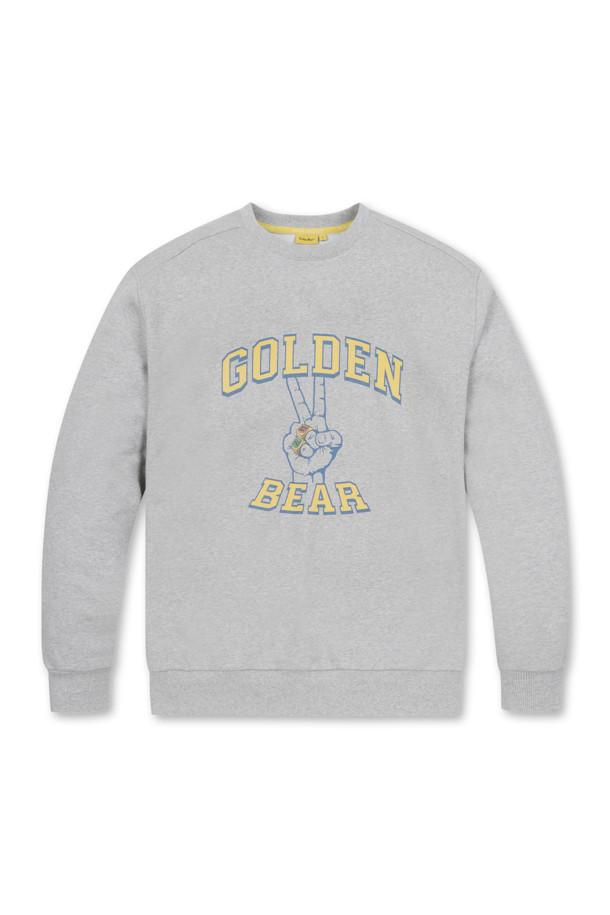 Golden Bear - 스웻셔츠 - (UNI) V Finger Graphic Crewneck Sweatshirt(Melange)