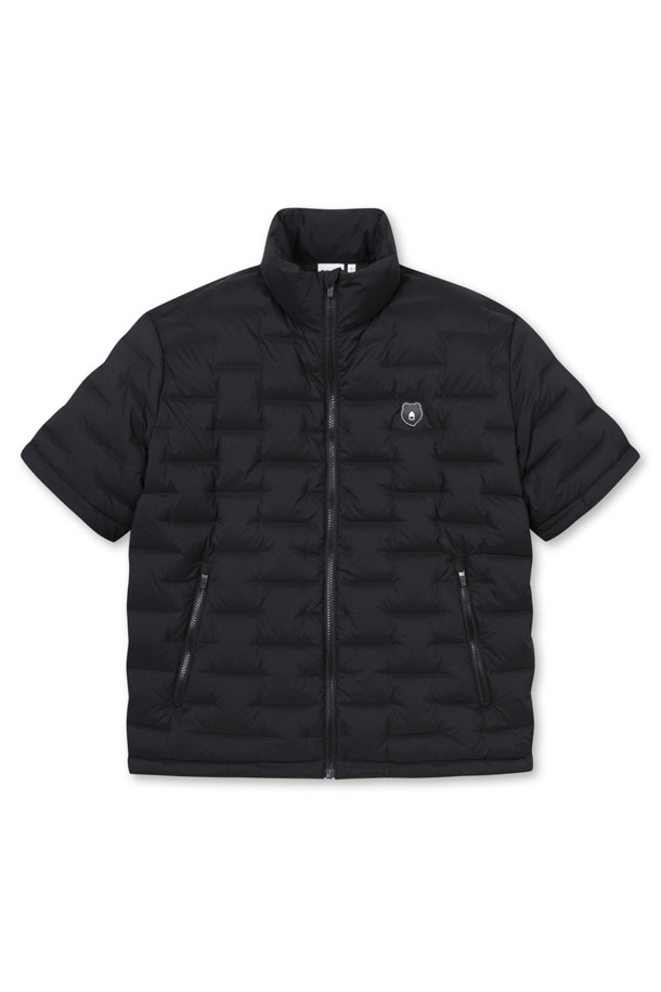 Golden Bear - 다운/패딩 - (MEN) Tube Down Short Sleeves Full Zip-up(Black)