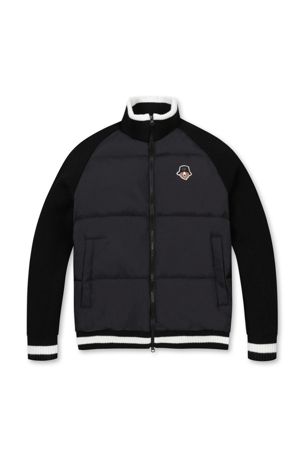 Golden Bear - 다운/패딩 - (MEN) Knit Hybrid Full Zip Jumper(Black)