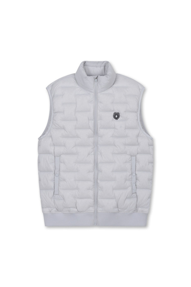 Golden Bear - 베스트 - (MEN) Tube Down Zip-up Vest(Grey)