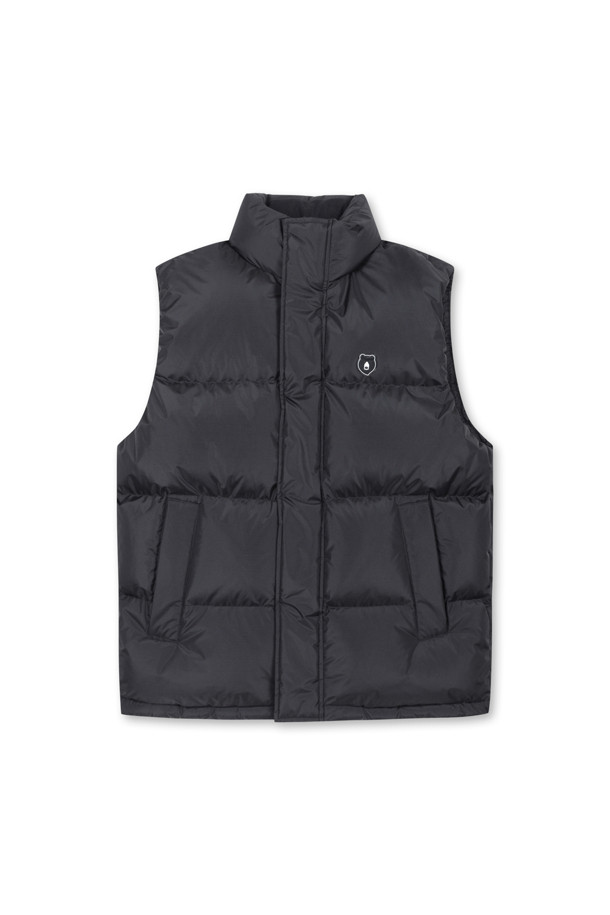 Golden Bear - 베스트 - (MEN) Essential Stand Collar Down Vest(Black)