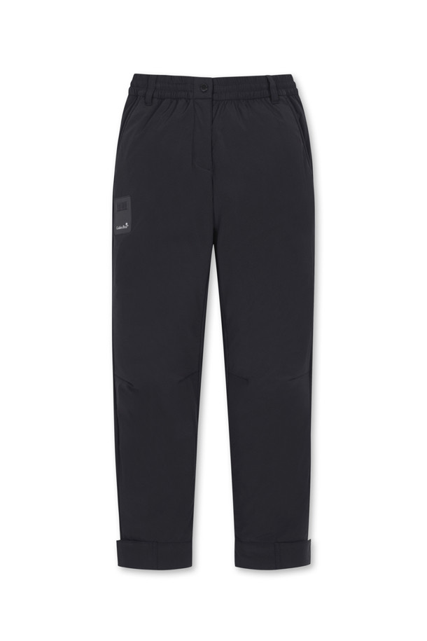 Golden Bear - 롱/미디팬츠 - (WOMEN) Bonding Semi Jogger Pants(Black)					