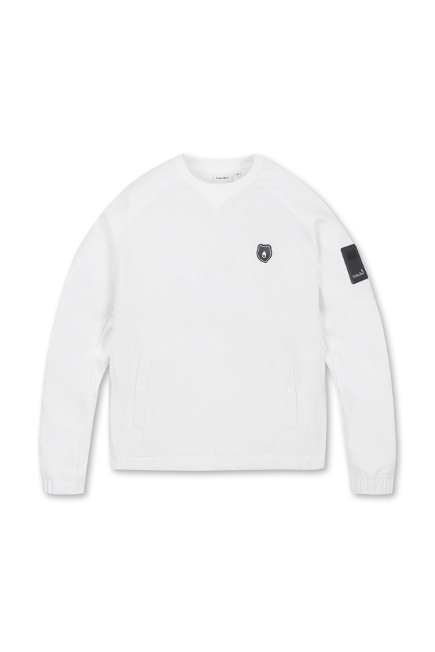 Golden Bear - 스웻셔츠 - (WOMEN) Padded Pocket SweatShirt(Ivory)