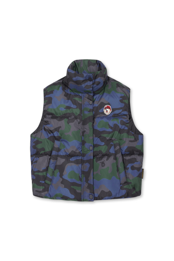 Golden Bear - 베스트 - (WOMEN) Crop Down Vest(Navy)