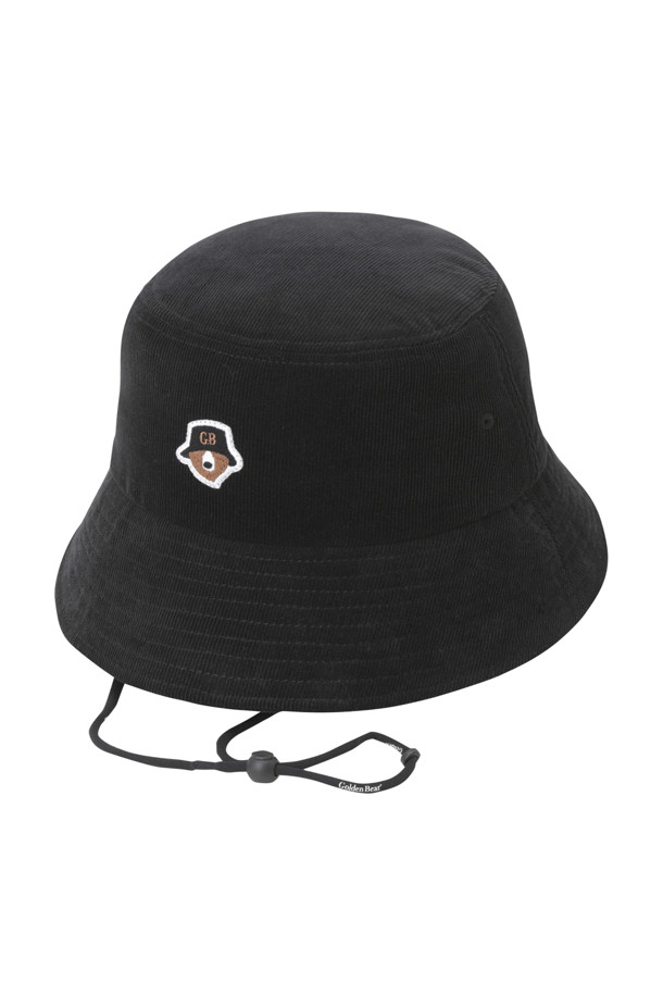 Golden Bear - 모자 - (UNI) Corduroy Bucket Hat(Black)