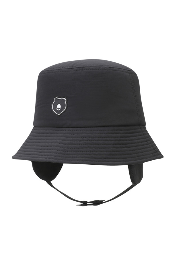 Golden Bear - 모자 - (UNI) Detachable Earflap Bucket Hat(Black)