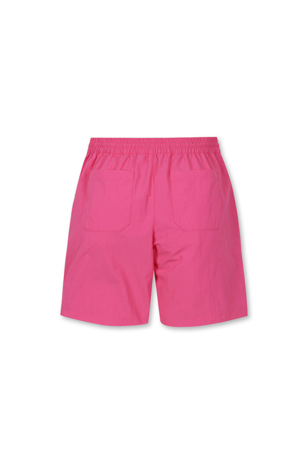 Golden Bear - 캐주얼팬츠 - [Unisex] Footprint Logo Seersucker Shorts