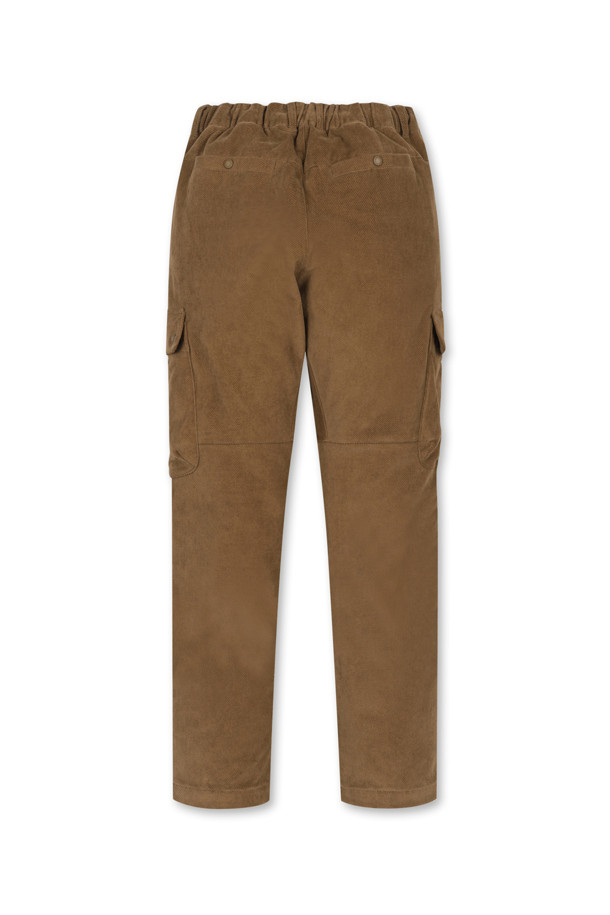 Golden Bear - 캐주얼팬츠 - (MEN) Bonded Corduroy Baggy Fit Pants(Beige)